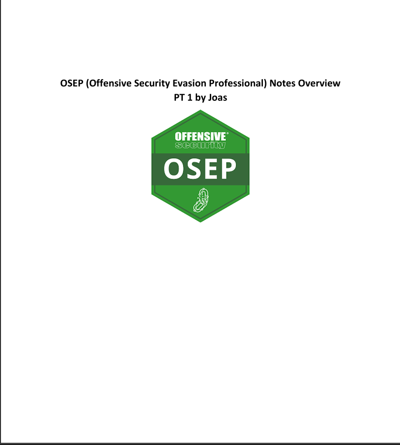 OSEP Notes Basic by Joas